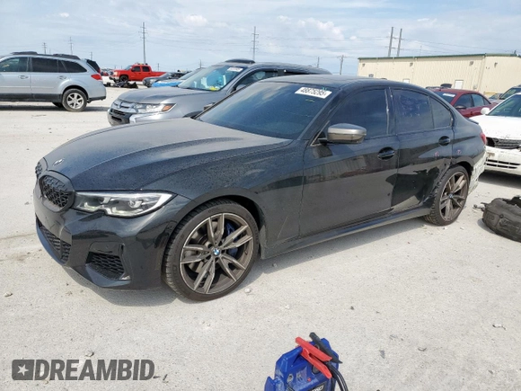 2020 BMW 3 Series M340i xDrive with VIN WBA5U9C04LA380918, listed as a Copart auction lot 48875295 with 72,540 mi miles and Salvage Title. Bid and sale history available at DreamBid. Image 1.
