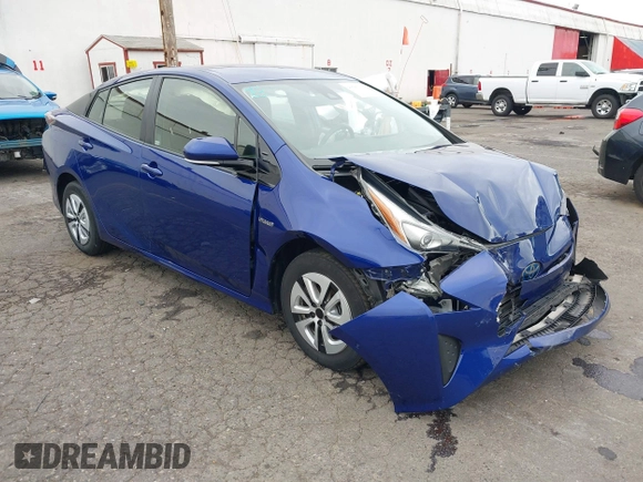 2018 Toyota Prius Two with VIN JTDKBRFU8J3067821, listed as a IAAI auction lot 41767013 with 82,285 mi miles and . Bid and sale history available at carsss.com. Image 1.