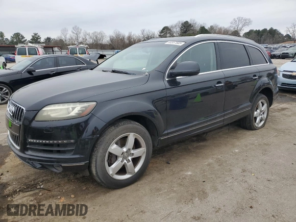 2012 Audi Q7 Premium Plus with VIN WA1LMAFEXCD009290, listed as a Copart auction lot 44557585 with 156,817 mi miles and Clean title. Bid and sale history available at DreamBid. Image 1.