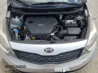 2014 Kia Rio LX with VIN KNADM4A38E6384696, listed as a Copart auction lot 58718174 with 121,760 mi miles and Salvage Title. Bid and sale history available at carsss.com. Image 11.