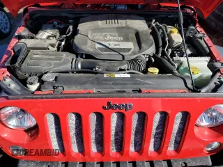 2016 Jeep Wrangler Rubicon with VIN 1C4BJWCG1GL157076, listed as a Copart auction lot 81745264 with 67,535 mi miles and Salvage title. Bid and sale history available at DreamBid. Image 11.