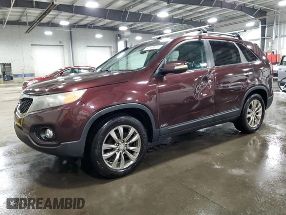 2011 Kia Sorento EX with VIN 5XYKUDA27BG036723, listed as a Copart auction lot 50180075 with 209,861 mi miles and Salvage Title. Bid and sale history available at carsss.com. Image 1.