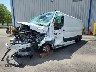 2024 Ford Transit Cargo with VIN 1FTBR1Y88RKA71141, listed as a Copart auction lot 63824945 with Not provided miles and Salvage title. Bid and sale history available at DreamBid. Image 1.