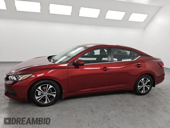 2023 Nissan Sentra SV with VIN 3N1AB8CVXPY227719, listed as a Copart auction lot 50914535 with 50,551 mi miles and Salvage Title. Bid and sale history available at DreamBid. Image 1.