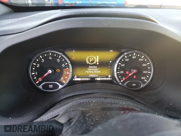 2019 Jeep Renegade Limited with VIN ZACNJAD14KPJ88057, listed as a Copart auction lot 80671894 with 44,609 mi miles and Salvage Title. Bid and sale history available at DreamBid. Image 9.