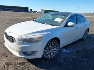 2014 Kia Cadenza Premium with VIN KNALN4D73E5139043, listed as a IAAI auction lot 41395272 with 142,255 mi miles. Bid and sale history available at carsss.com. Image 17.