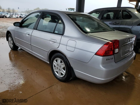 2003 Honda Civic LX with VIN 1HGES16603L006628, listed as a Copart auction lot 79501134 with 185,993 mi miles and Salvage Title. Bid and sale history available at carsss.com. Image 2.