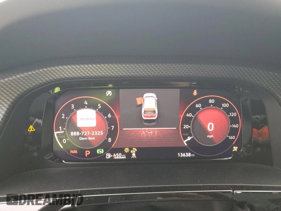 2024 Volkswagen Atlas SEL R-Line with VIN 1V2AE2CA0RC201364, listed as a Copart auction lot 59367255 with 13,638 mi miles and Salvage title. Bid and sale history available at DreamBid. Image 9.