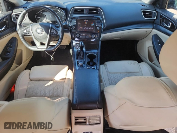 2020 Nissan Maxima Platinum with VIN 1N4AA6FV7LC367963, listed as a Copart auction lot 62032735 with 46,026 mi miles and Salvage title. Bid and sale history available at DreamBid. Image 8.