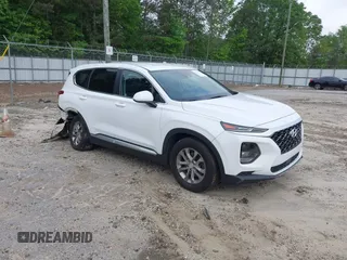 2020 Hyundai Santa Fe SE with VIN 5NMS23AD3LH139100, listed as a IAAI auction lot 42146431 with 89,702 mi miles and . Bid and sale history available at DreamBid. Image 1.