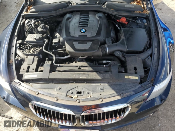 2010 BMW 6 Series 650i with VIN WBAEB5C52AC224680, listed as a Copart auction lot 74265734 with 0 mi miles and Salvage Title. Bid and sale history available at carsss.com. Image 11.