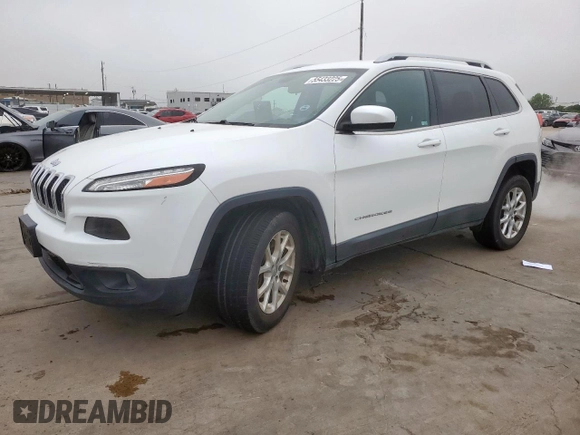 2015 Jeep Cherokee Latitude with VIN 1C4PJLCB8FW712725, listed as a Copart auction lot 55433225 with 85,321 mi miles and Clean Title. Bid and sale history available at carsss.com. Image 1.