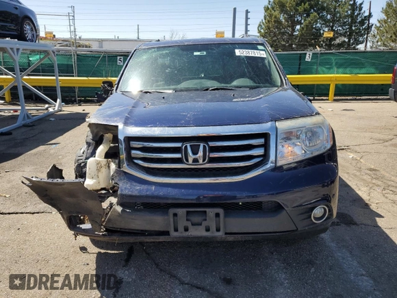 2014 Honda Pilot Touring with VIN 5FNYF4H94EB019249, listed as a Copart auction lot 52387815 with 122,955 mi miles and Clean Title. Bid and sale history available at carsss.com. Image 5.