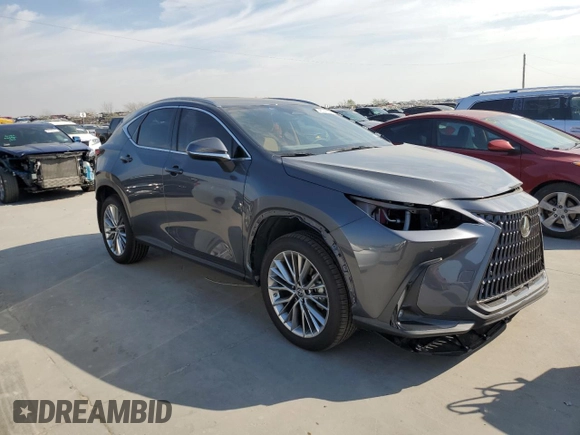 2022 Lexus NX with VIN JTJGKCEZ2N5005578, listed as a Copart auction lot 44634033 with 2,037 mi miles. Bid and sale history available at carsss.com. Image 4.