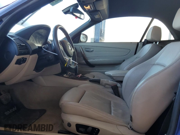 2010 BMW 1 Series 128i with VIN WBAUL7C50AVJ77979, listed as a Copart auction lot 79938664 with 53,740 mi miles and Salvage title. Bid and sale history available at DreamBid. Image 7.