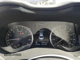 2021 Infiniti Q50 Luxe with VIN JN1EV7BR7MM755031, listed as a Copart auction lot 57383075 with 35,903 mi miles and Salvage title. Bid and sale history available at DreamBid. Image 9.