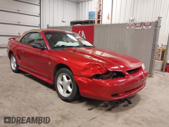 1998 Ford Mustang with VIN 1FAFP444XWF226648, listed as a IAAI auction lot 42019340 with 88,406 mi miles. Bid and sale history available at carsss.com. Image 1.