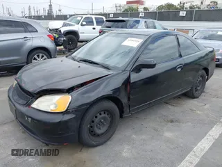2002 Honda Civic EX with VIN 1HGEM22922L068403, listed as a IAAI auction lot 42101321 with 255,605 mi miles. Bid and sale history available at carsss.com. Image 2.