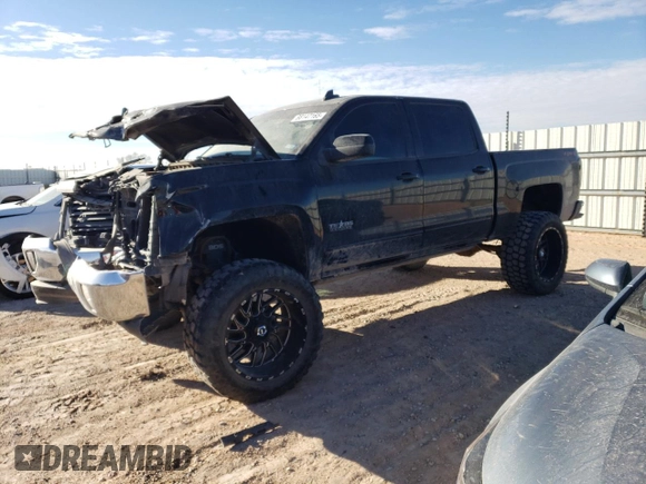 2018 Chevrolet Silverado 1500 LT with VIN 3GCUKREC6JG418451, listed as a Copart auction lot 88147165 with Not Provided miles and Salvage Title. Bid and sale history available at carsss.com. Image 1.