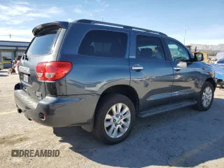 2010 Toyota Sequoia Platinum with VIN 5TDDW5G18AS024010, listed as a Copart auction lot 46902635 with 242,343 mi miles and Salvage Title. Bid and sale history available at carsss.com. Image 3.