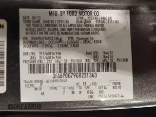 2016 Ford Fusion S with VIN 3FA6P0G79GR221363, listed as a IAAI auction lot 41887428 with 183,182 mi miles and . Bid and sale history available at DreamBid. Image 9.