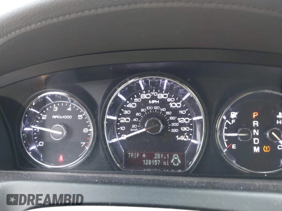 2012 Lincoln MKS with VIN 1LNHL9ER7CG803675, listed as a IAAI auction lot 41622367 with 128,157 mi miles. Bid and sale history available at carsss.com. Image 7.