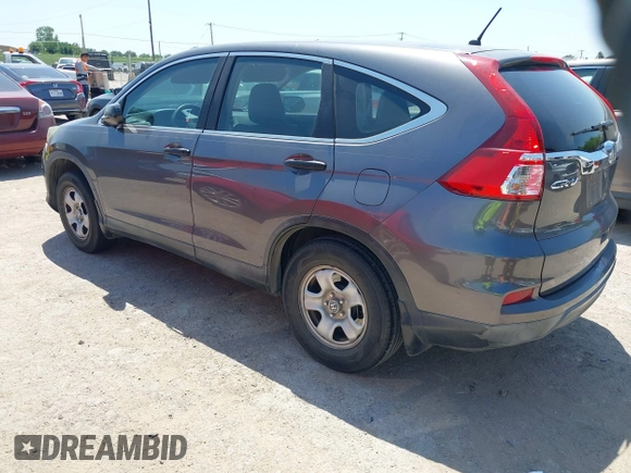 2015 Honda CR-V LX with VIN 2HKRM3H35FH509721, listed as a IAAI auction lot 42048149 with 262,759 mi miles and . Bid and sale history available at carsss.com. Image 3.