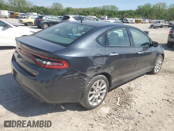 2013 Dodge Dart Limited z VIN 1C3CDFCH1DD176712, wystawiony jako Copart lot #54325995 z przebiegiem 96 203 mil mil oraz Szkoda całkowita • Salvage title. Historia ofert i sprzedaży dostępna na DreamBid. Obrazek 3.