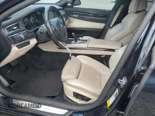 2011 BMW 7 Series 750Li with VIN WBAKB8C57BCY64924, listed as a Copart auction lot 58393765 with Not provided miles and Salvage title. Bid and sale history available at DreamBid. Image 7.