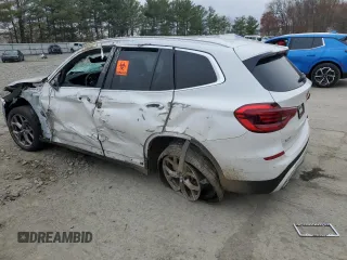 2021 BMW X3 xDrive30i with VIN 5UXTY5C08M9F38091, listed as a Copart auction lot 52566775 with Not Provided miles and Salvage Title. Bid and sale history available at DreamBid. Image 2.