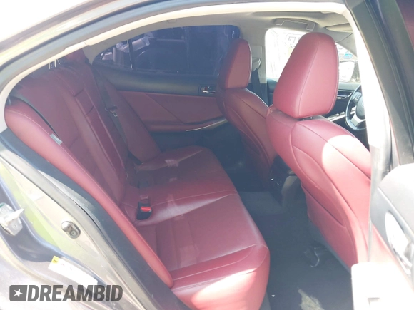 2015 Lexus IS 250 with VIN JTHBF1D23F5080235, listed as a IAAI auction lot 42482379 with 119,640 mi miles and . Bid and sale history available at DreamBid. Image 8.