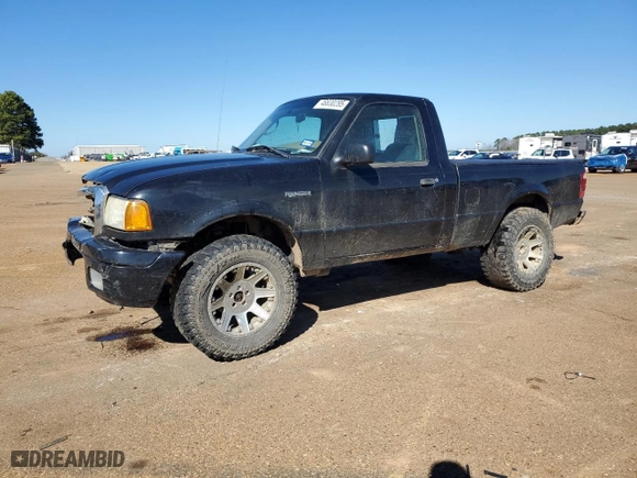 2004 Ford Ranger XL with VIN 1FTYR10U54TA01635, listed as a Copart auction lot 46830295 with 167,238 mi miles and Non Repairable. Bid and sale history available at carsss.com. Image 1.