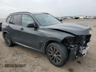 2024 BMW X5 M60i with VIN 5UX33EU03R9S57382, listed as a Copart auction lot 47561935 with 16,305 mi miles and Salvage Title. Bid and sale history available at carsss.com. Image 4.