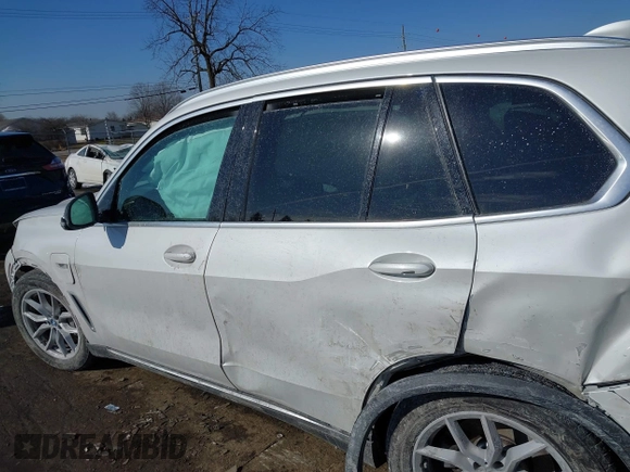 2023 BMW X5 xDrive45e with VIN 5UXTA6C00P9P14126, listed as a IAAI auction lot 41553162 with 36,654 mi miles. Bid and sale history available at carsss.com. Image 14.