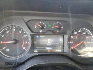 2019 Chevrolet Camaro 1LT with VIN 1G1FB1RS5K0145691, listed as a Copart auction lot 42238075 with 74,839 mi miles and Salvage Title. Bid and sale history available at carsss.com. Image 9.