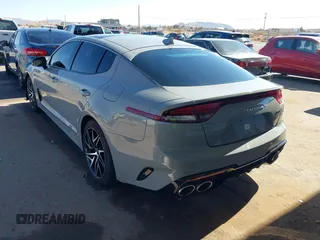 2022 Kia Stinger GT-Line with VIN KNAE35LD2N6101177, listed as a IAAI auction lot 41305406 with 60,196 mi miles. Bid and sale history available at carsss.com. Image 3.