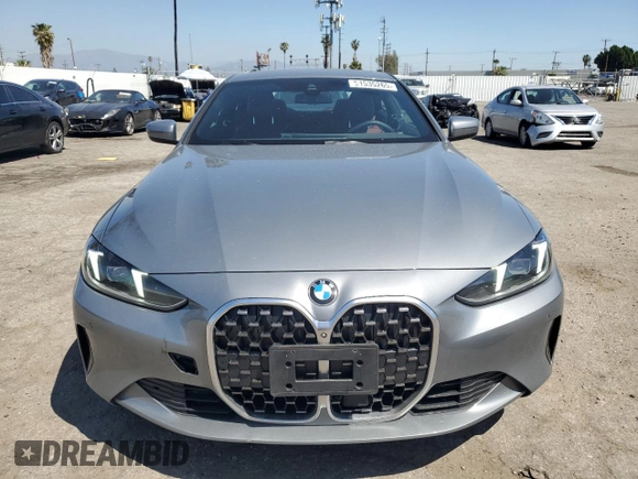 2025 BMW 4 Series 430i with VIN WBA43DA07SCS63339, listed as a Copart auction lot 51535265 with 10,594 mi miles and Salvage title. Bid and sale history available at DreamBid. Image 5.