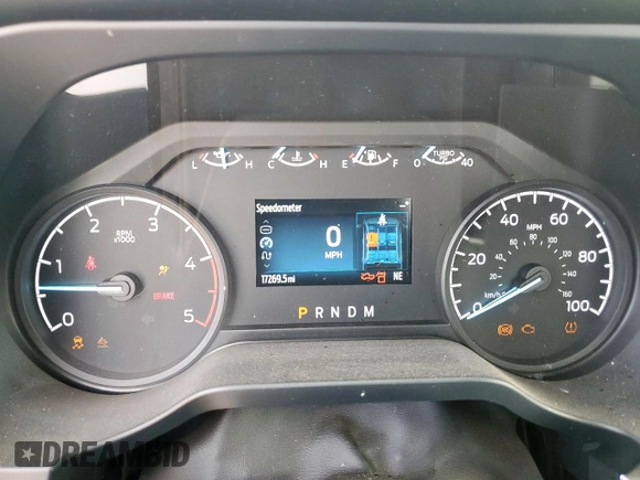 2024 Ford F-250 XL with VIN 1FT7W2BT0RED97130, listed as a Copart auction lot 58915155 with 17,269 mi miles and Salvage title. Bid and sale history available at DreamBid. Image 9.