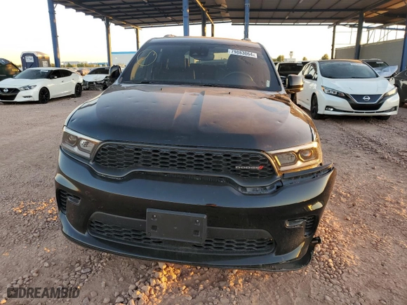 2024 Dodge Durango GT with VIN 1C4RDJDG7RC144231, listed as a Copart auction lot 79883064 with 12,284 mi miles and Salvage Title. Bid and sale history available at carsss.com. Image 5.
