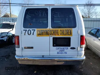 2008 Ford Econoline Passenger XL with VIN 1FBNE31LX8DB16560, listed as a Copart auction lot 80282833 with Not Provided miles and Salvage Title. Bid and sale history available at DreamBid. Image 6.