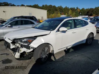2017 Kia Cadenza Premium with VIN KNALC4J11H5073294, listed as a Copart auction lot 75508654 with 109,066 mi miles and Salvage Title. Bid and sale history available at carsss.com. Image 1.