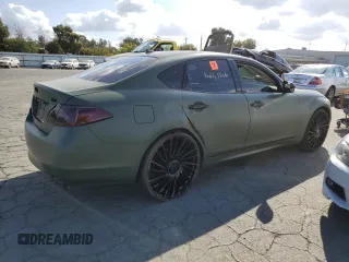 2012 Infiniti M37 with VIN JN1BY1AP5CM332230, listed as a Copart auction lot 71890694 with 172,149 mi miles and Salvage Title. Bid and sale history available at carsss.com. Image 3.