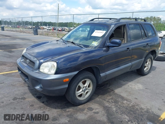 2004 Hyundai Santa Fe GLS with VIN KM8SC73D74U608244, listed as a IAAI auction lot 42142464 with 138,537 mi miles. Bid and sale history available at carsss.com. Image 2.