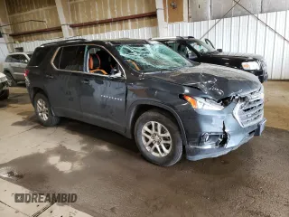 2021 Chevrolet Traverse LT z VIN 1GNEVHKW4MJ220868, wystawiony jako Copart lot #56047545 z przebiegiem 65 042 mil mil oraz Szkoda całkowita • Salvage title. Historia ofert i sprzedaży dostępna na DreamBid. Obrazek 4.