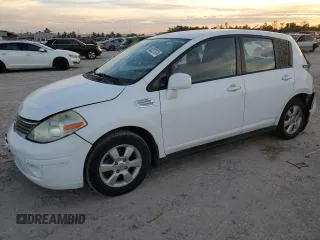 2007 Nissan Versa S with VIN 3N1BC13E27L398616, listed as a Copart auction lot 47655955 with 181,376 mi miles and Salvage title. Bid and sale history available at DreamBid. Image 1.