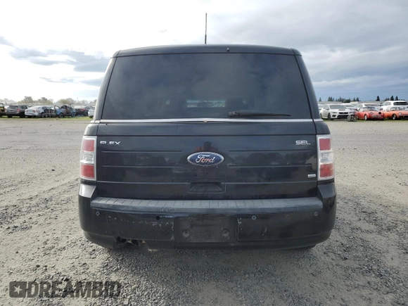 2009 Ford Flex SEL with VIN 2FMEK62CX9BB08885, listed as a Copart auction lot 48808745 with 174,960 mi miles and Salvage Title. Bid and sale history available at carsss.com. Image 6.