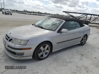 2007 Saab 9-3 Aero z VIN YS3FH71U776004172, wystawiony jako Copart lot #77163204 z przebiegiem Nie podano mil oraz Szkoda całkowita • Salvage title. Historia ofert i sprzedaży dostępna na DreamBid. Obrazek 1.