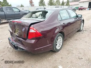2012 Ford Fusion S with VIN 3FAHP0GA7CR361149, listed as a IAAI auction lot 42113099 with 75,495 mi miles and . Bid and sale history available at carsss.com. Image 4.