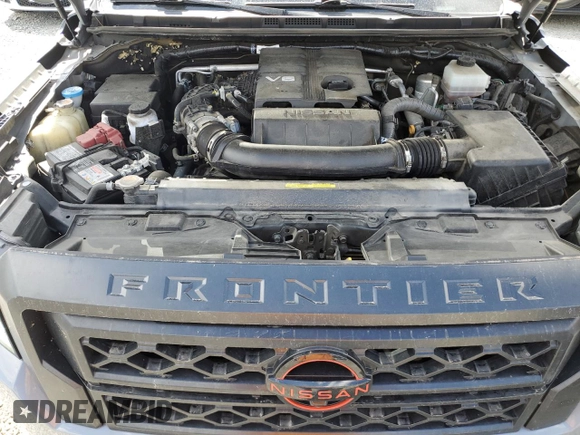 2023 Nissan Frontier SV with VIN 1N6ED1EKXPN610735, listed as a Copart auction lot 56197375 with 55,005 mi miles and Salvage title. Bid and sale history available at DreamBid. Image 11.