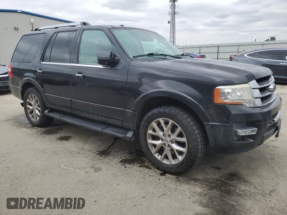 2015 Ford Expedition Limited with VIN 1FMJU1KT1FEF07616, listed as a Copart auction lot 54782435 with 110,542 mi miles and Clean title. Bid and sale history available at DreamBid. Image 4.